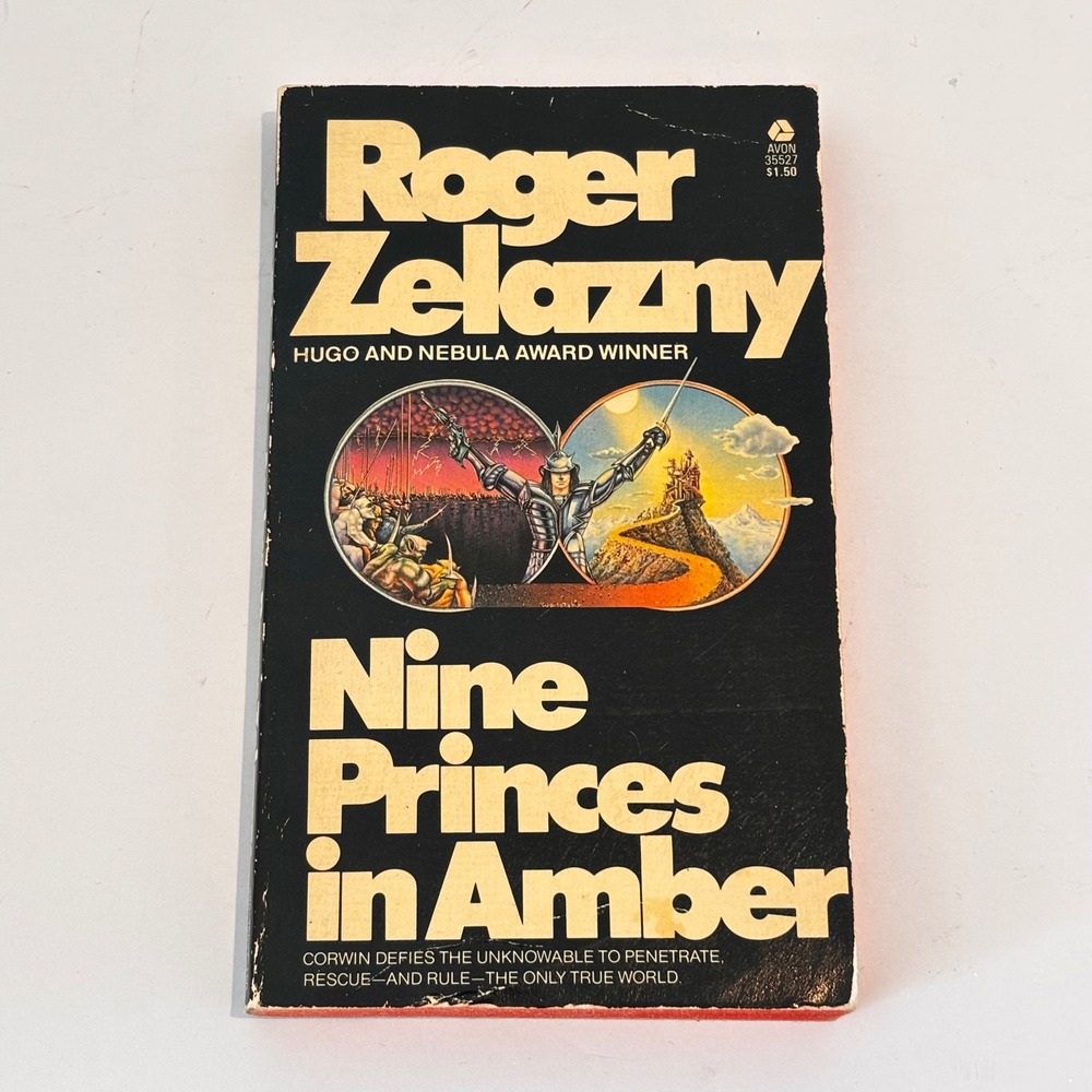 Nine Princes in Amber Roger Zelazny Vintage 1972 Avon Paperback‎ 0-380-01430-0